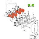 Filtre a Air, Manchon de liaison, Carburateur - Origine - 14073-1022, 14073-1023, 14073-1024 - KZ900, Z1 900, KZ1000 a