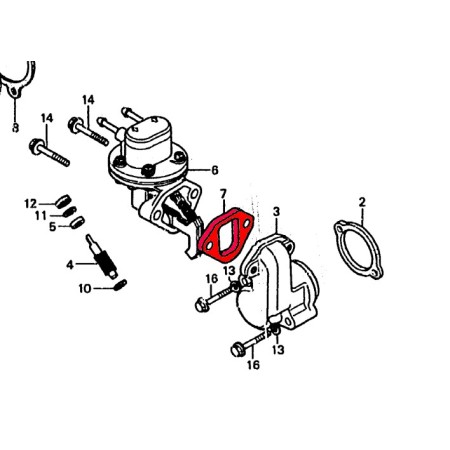 Pompe a essence - joint - GL1000 - GL1100