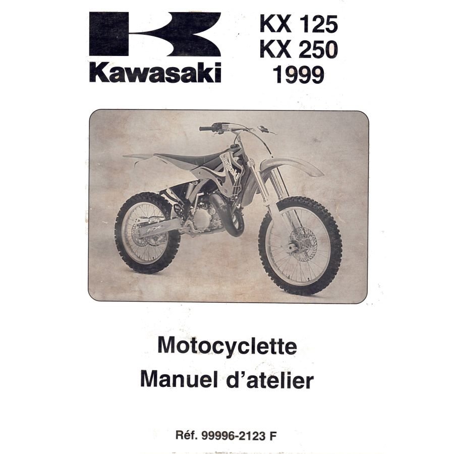 Manuel Atelier - KX125L1, KX250L1 - Edition 1999 - Version Papier