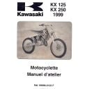 Manuel Atelier - KX125L1, KX250L1 - Edition 1999 - Version Papier