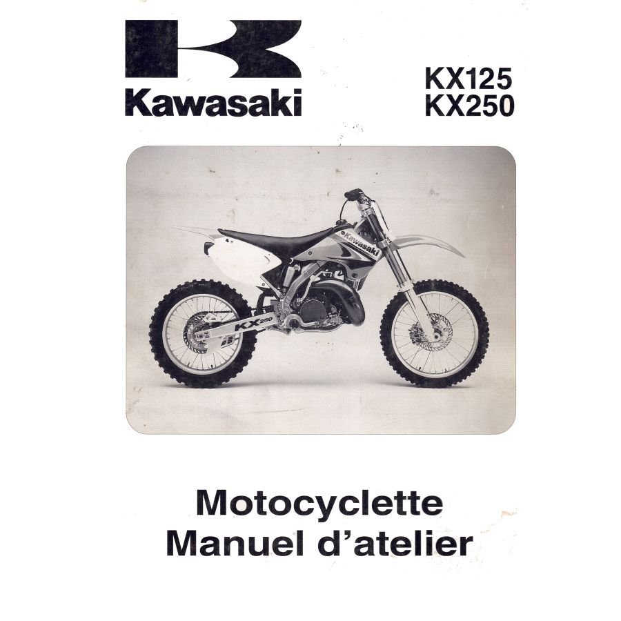 Manuel Atelier - KX125M1, KX250M1 - Edition 2003 - Version Papier