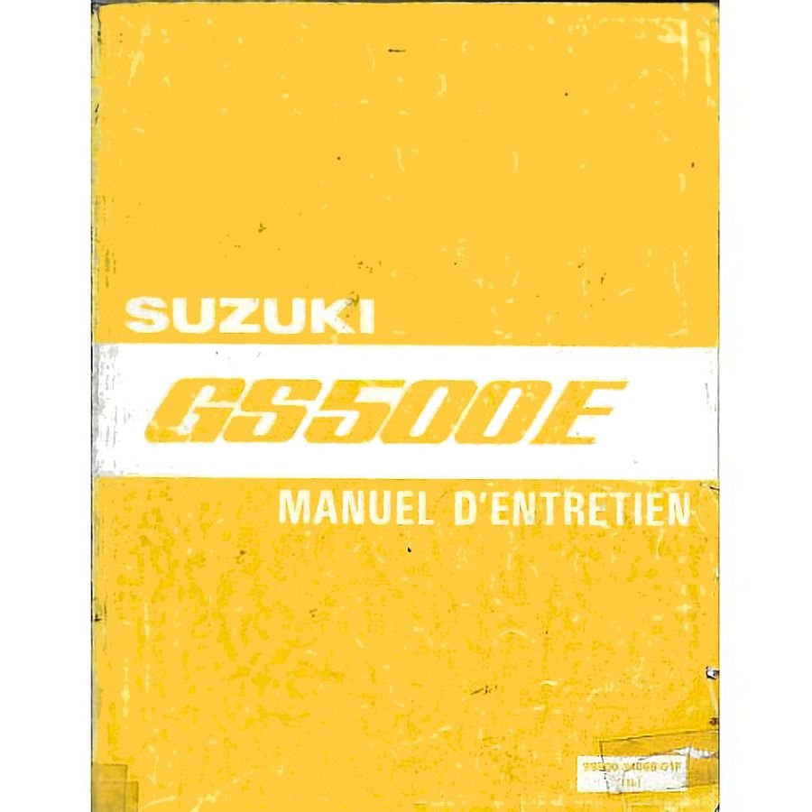 Manuel Atelier - Suzuki GS500 E - Version PDF en Francais