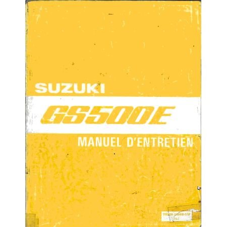 Manuel Atelier - Suzuki GS500 E - Version PDF en Francais