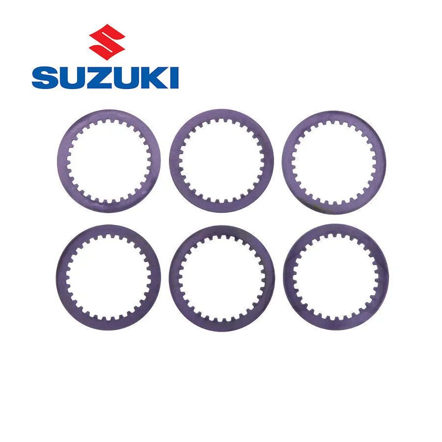 Embrayage - Disques Lisse - (x6) - Origine - 21451-45000 - DR400, GN400, GS400, ...