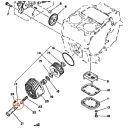 Filtre a huile -joint de vis de fixation carter - 932-10166-29 - ø16.00 x2.50