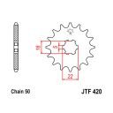 Transmission - Pignon - 530 - JTF 420 - 15 dents -