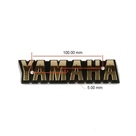 Embleme de reservoir - logo (x2) - YAMAHA - 2F0-24161-10 -XS650 - XS750 - XS850 - XS1100