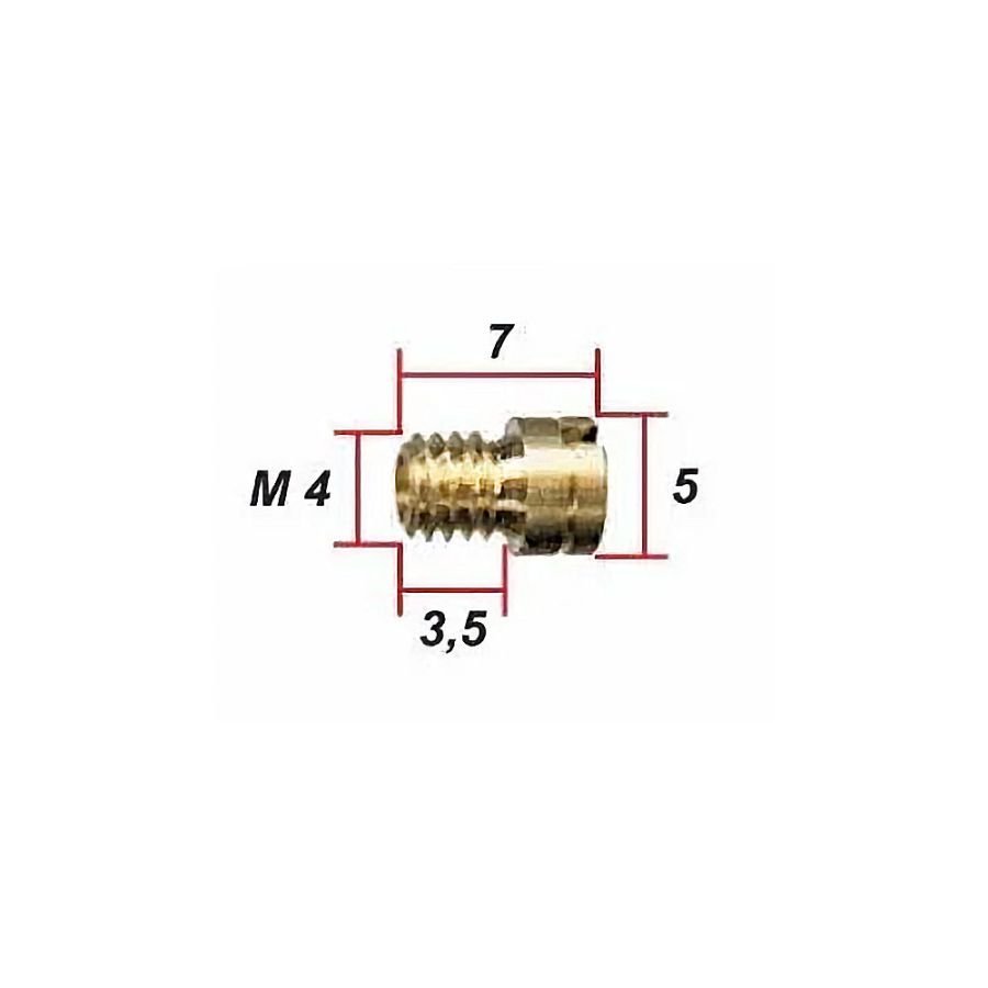 Gicleur - 99-101-116 - M4 x ø 0.80 - 396-14343-41