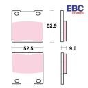 copy ofFrein - Jeu de Plaquettes - EBC - FA146 - Organic