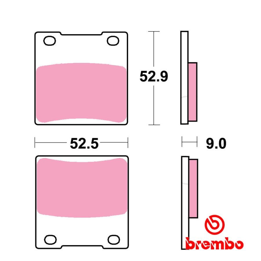 copy ofFrein - Jeu de Plaquettes - EBC - FA146 - Organic