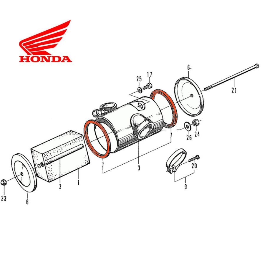 Filtre a Air - Bouchon de vis - 92066-1306
