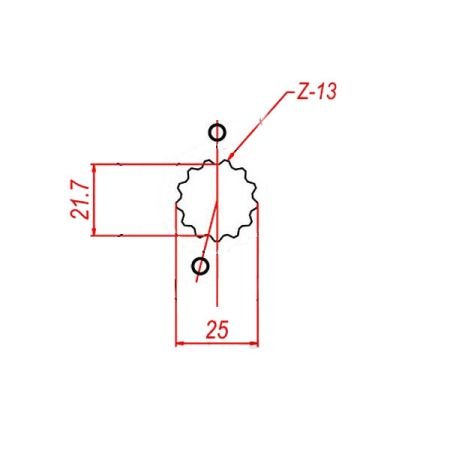 Transmission - Rondelle fixationPignon sortie boite - 41 mm - 23811-MN8-000