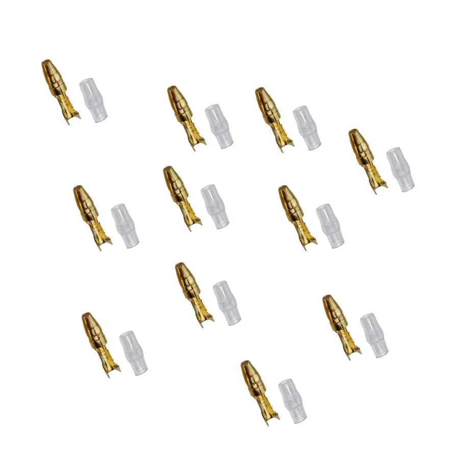 Cosse ronde ø4.00mm - Male a sertir + protection - (x10)