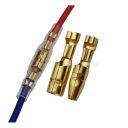 Cosse rondeø3.40 mm - Femelle a sertir + protection - (x10)