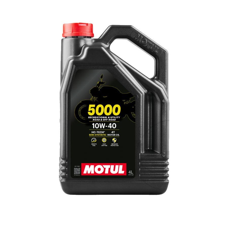 Huile -Moteur - MOTUL 5000 -Semi-Synthese - 10W40 - 4 Litres