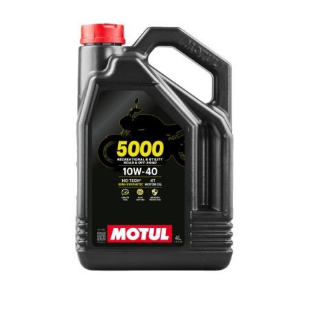 Huile -Moteur - MOTUL 5000 -Semi-Synthese - 10W40 - 4 Litres