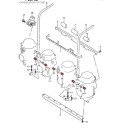 Carburateur - joint de liaison - (x1) - N198006 - 13673-44B00 / 3EN-14997-00 / 13440141A