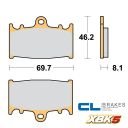 Frein - Jeu de Plaquettes - CL-Brake - 2251XBK5 - super sport (loraine)