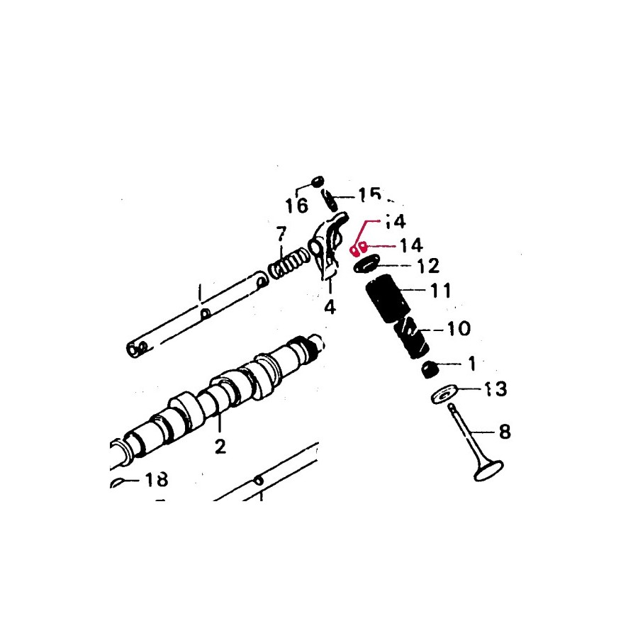 Service Moto Pieces|Moteur - Joint couvercle - cache culbuteur - Z650F - Z750 - 1981-... - 11009-1181/1237|Couvercle culasse - cache culbuteur|10,50 €