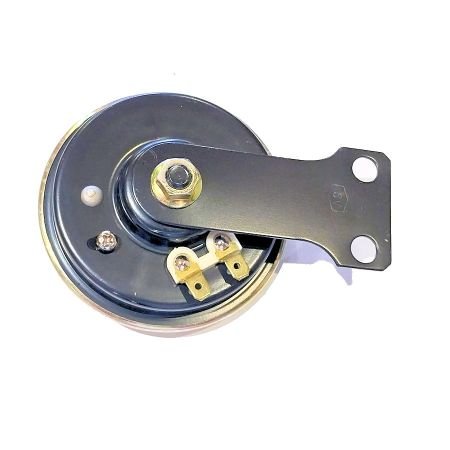 Avertisseur sonore - 6v - Klaxon - Noir/Or - ø 90mm