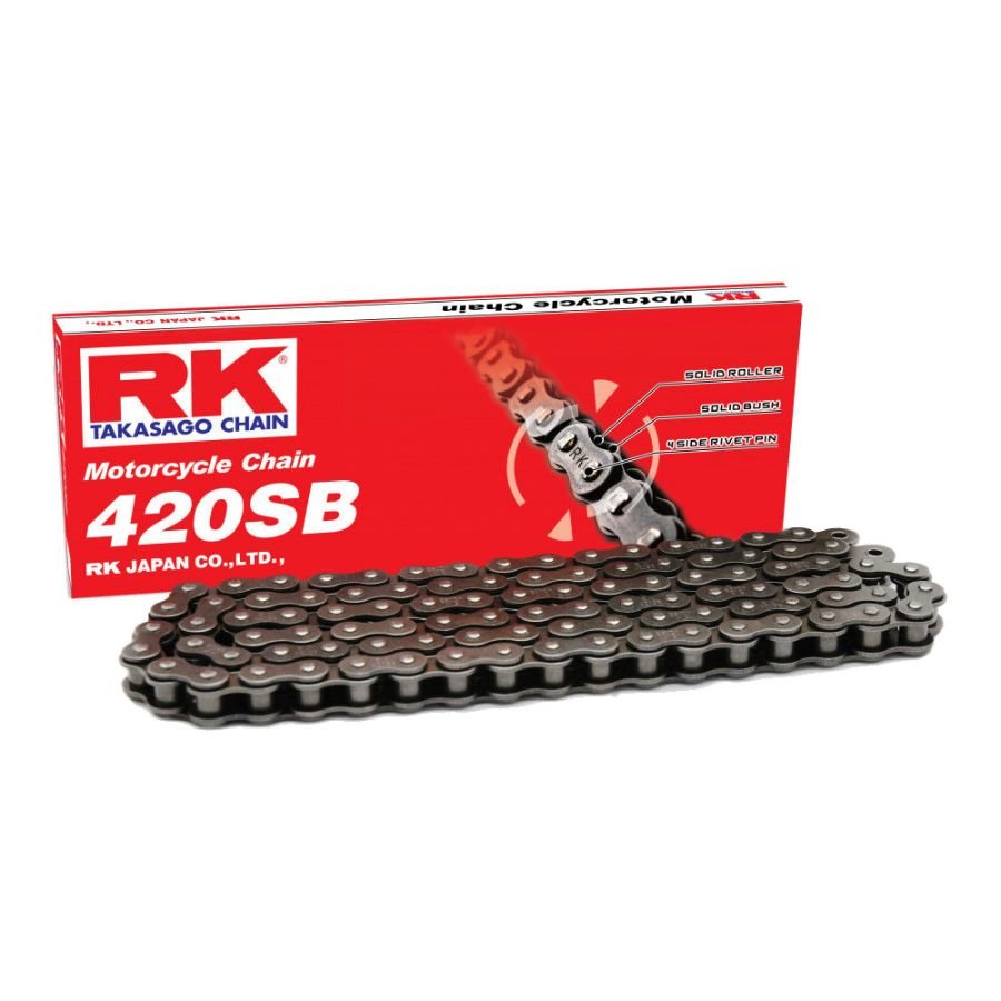Transmission - Chaine - Noir - RK 420, 126 maillons