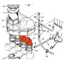 Manchon de boite a air N°1 ou N° 4  - 1AE-14453-00 - FZ750, FZR750