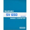 Manuel Atelier - Service Manual - Suzuki SV650 (1999-2002) - Version PDF