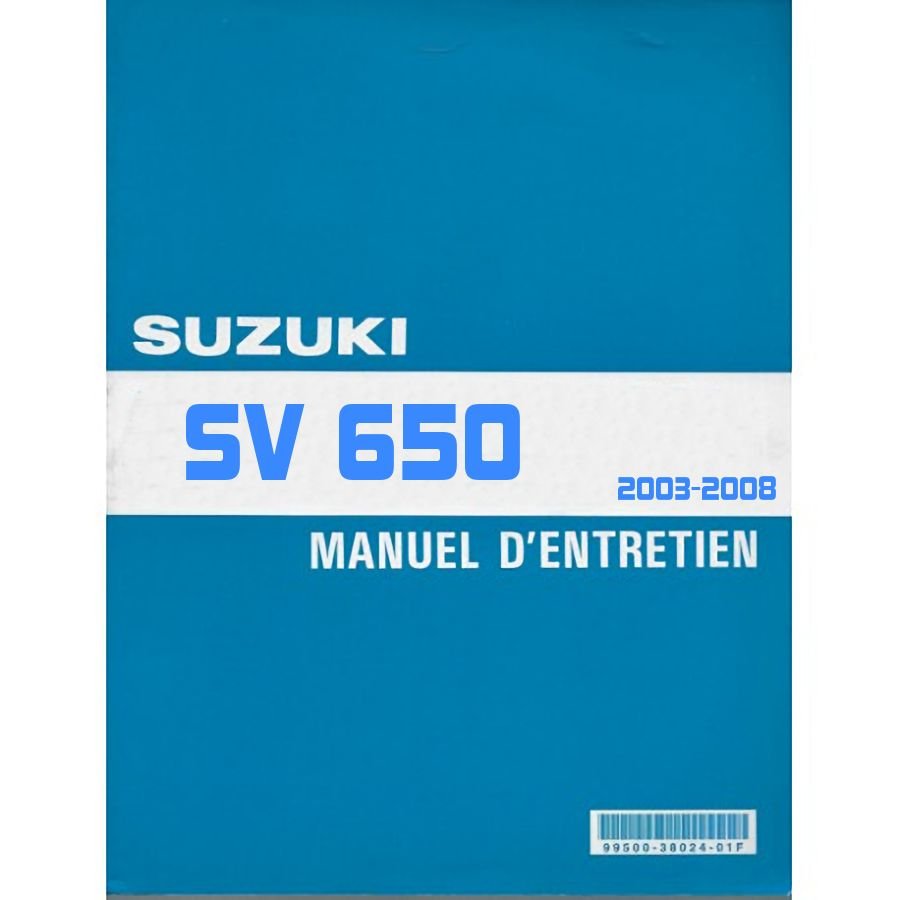 Manuel Atelier - Service Manual - Suzuki SV650 (2003-2008) - Version PDF