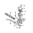 Frein - Maitre cylindre Avant - 2 vis - Joint de bocal - ø26.00 x2.20