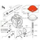 Carburateur - couvercle de boisseau - version "B" - 14041-1102 - ZX-7R