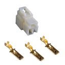 Connecteur - 3 broches males + cosses - (250 Series) - 6.3mm