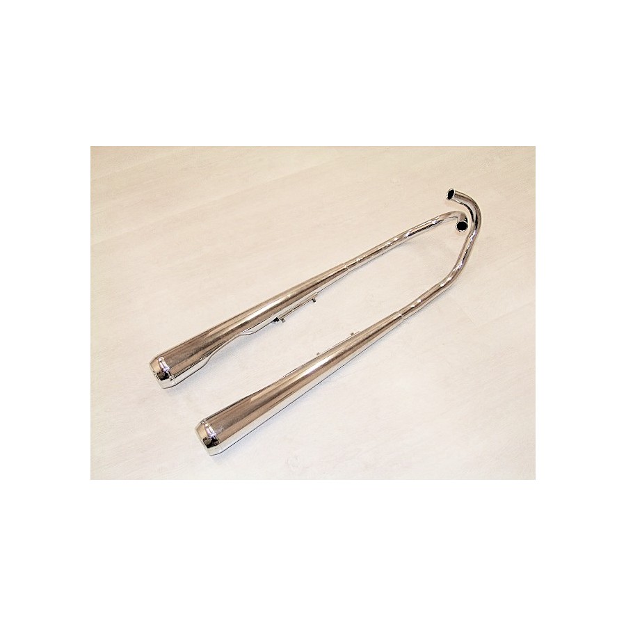 Echappement - Droit + Gauche - CB125 T / CM125 T (CB125T, CM125T)