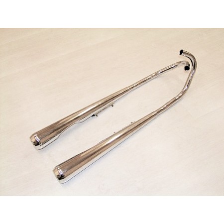 Echappement - Droit + Gauche - CB125 T / CM125 T (CB125T, CM125T)