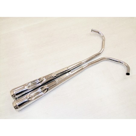 Echappement - Droit + Gauche - CB125 T / CM125 T (CB125T, CM125T)