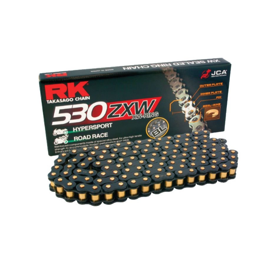 Transmission - Chaine RK-ZXW - 530 - 112 Maillons - Noir