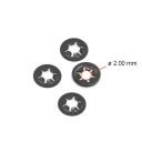 Clips de fixation - ø 2.00mm - (x10) -