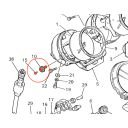 Compteur journalier - Molette de remise a zero + vis de serrage - 1AE-83578-00 - FZ750, .... XJR...