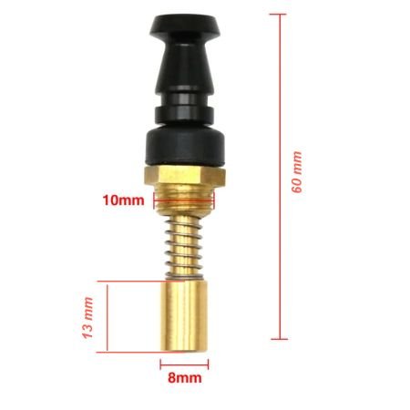 Carburateur - Mikuni - mecanisme de starter - M10 x1.00 - Lg 13mm