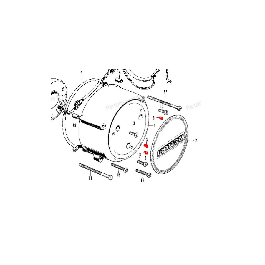 Service Moto Pieces|Gicleur - Jet de gaz intermediaire - RD N151-067 - ø 0.475|021 - N151-067 - |3,60 €