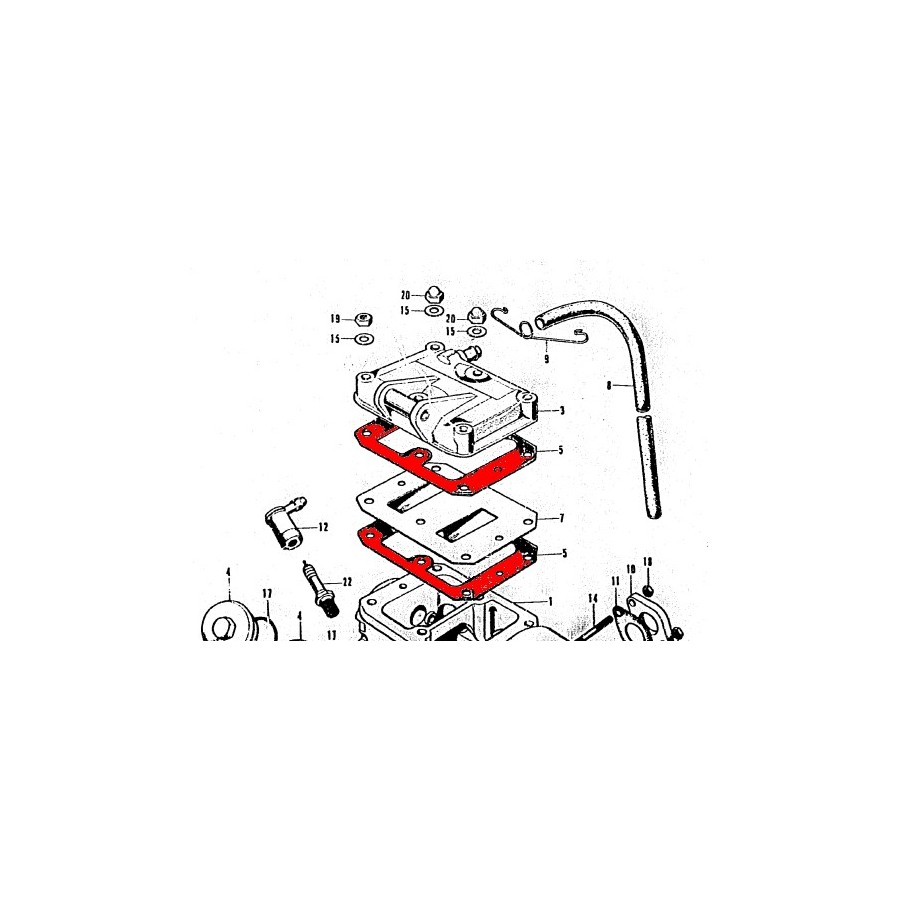 Service Moto Pieces|Moteur - Rondelle Superieur de ressort de soupape (x1) - Echappement - GPZ1100 - Z1000/1100 - 12005-1011 |Couvercle culasse - cache culbuteur|10,90 €