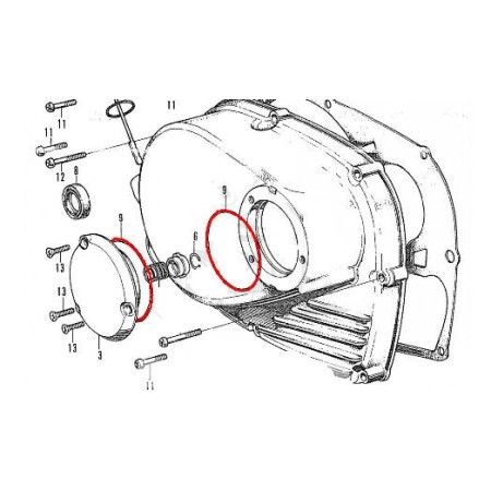 Joint Torique - Carter - filtre a air - .... - ø 63.50 x2.00 mm