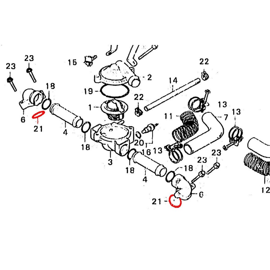 Service Moto Pieces|CX400 B - (NC04) - 1980