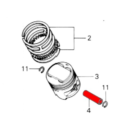 Moteur - Axe de piston