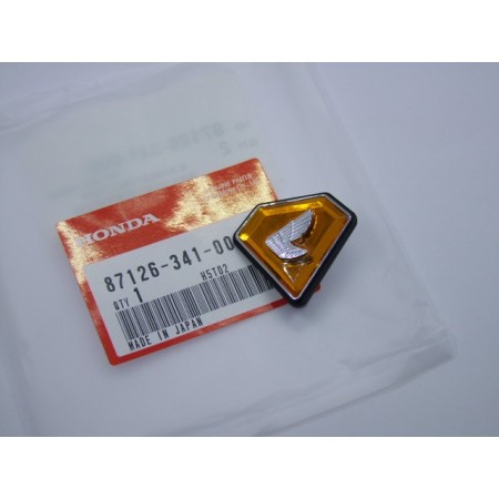 Cache Lateral - Embleme Logo - Orange - Aile Gauche - Honda CB Four