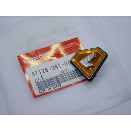 Cache Lateral - Embleme Logo - Orange - Aile Gauche - Honda CB Four