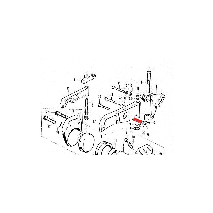 Service Moto Pieces|Frein - Etrier - Ressort de reglage - d'ajustement|Etrier Frein Avant|6,00 €