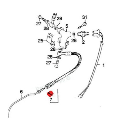 Service Moto Pieces|Frein - Durite Avant - joint |Durite de Frein|5,90 €