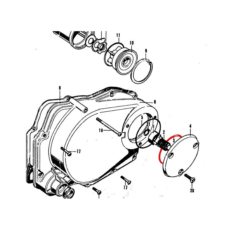 Service Moto Pieces|Poussoir - Outils démontage des pastilles - Soupape - Kawasaki|Moteur|16,80 €