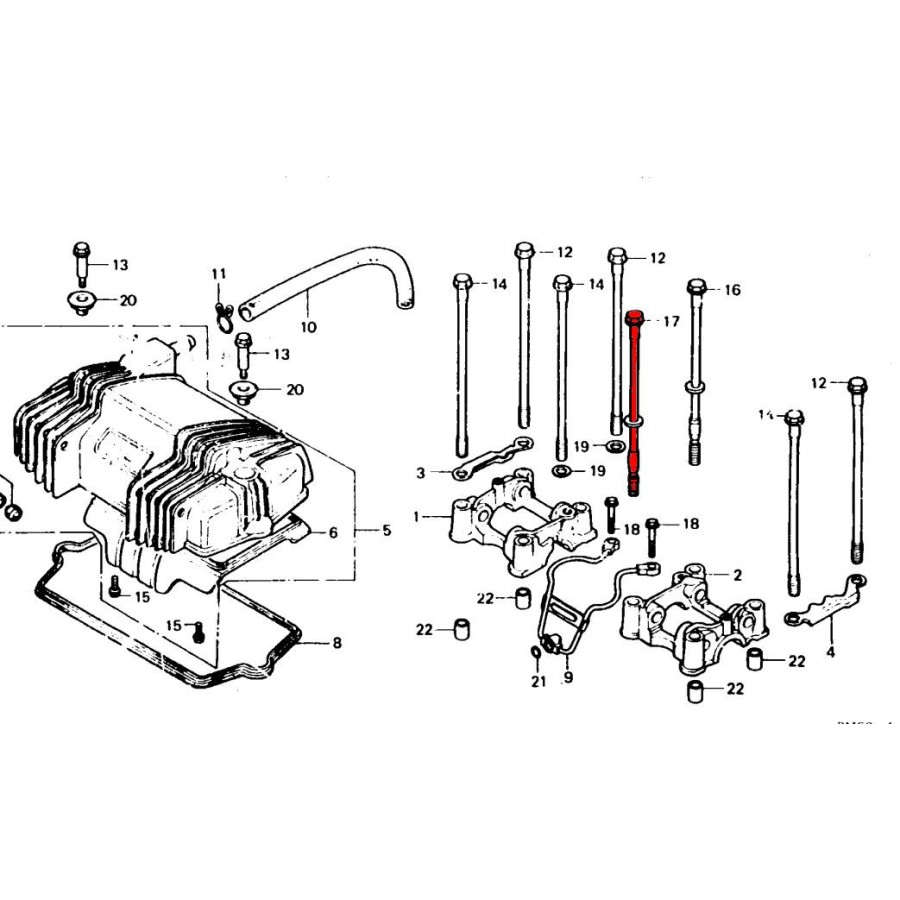 Service Moto Pieces|CB450 S - (PC17)