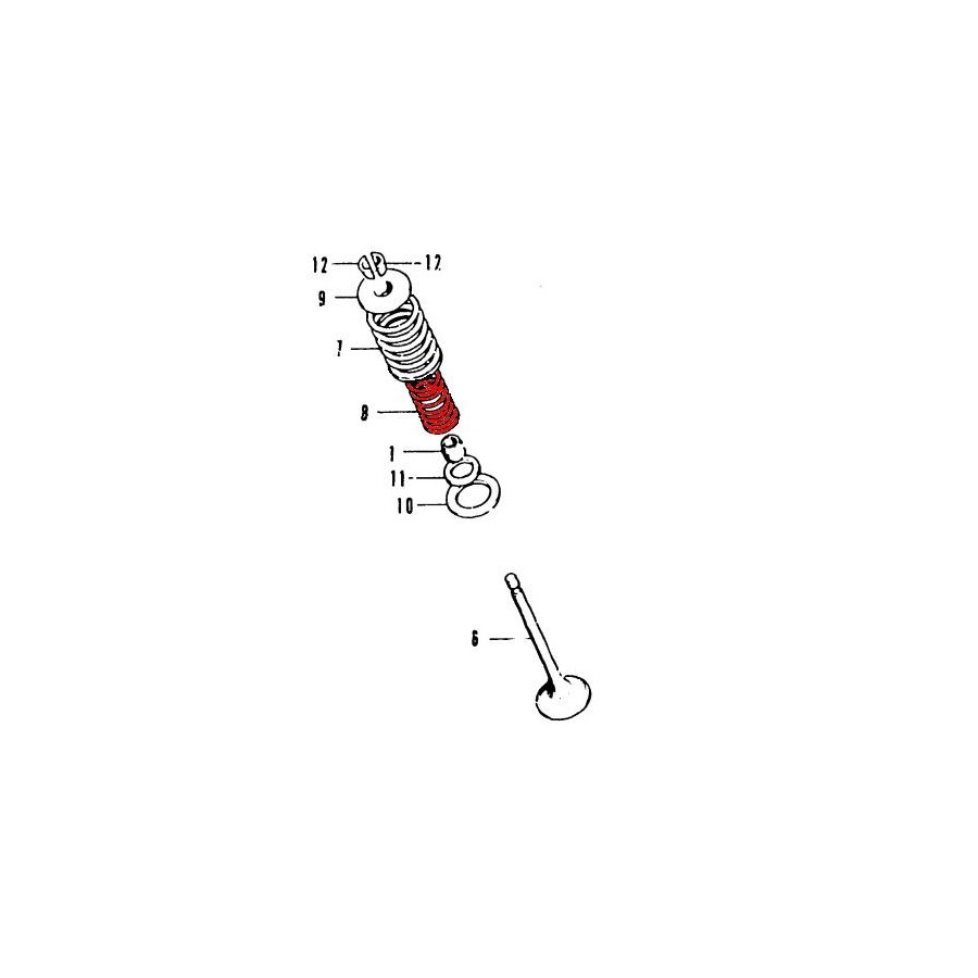 Moteur - Soupape - ressort int. - N'est plus disponible